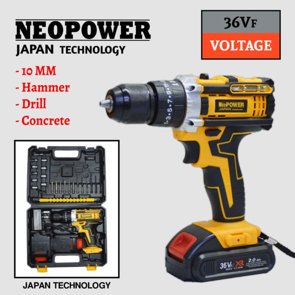 Boss NeoPower Cordless Drill Hammer 36VF