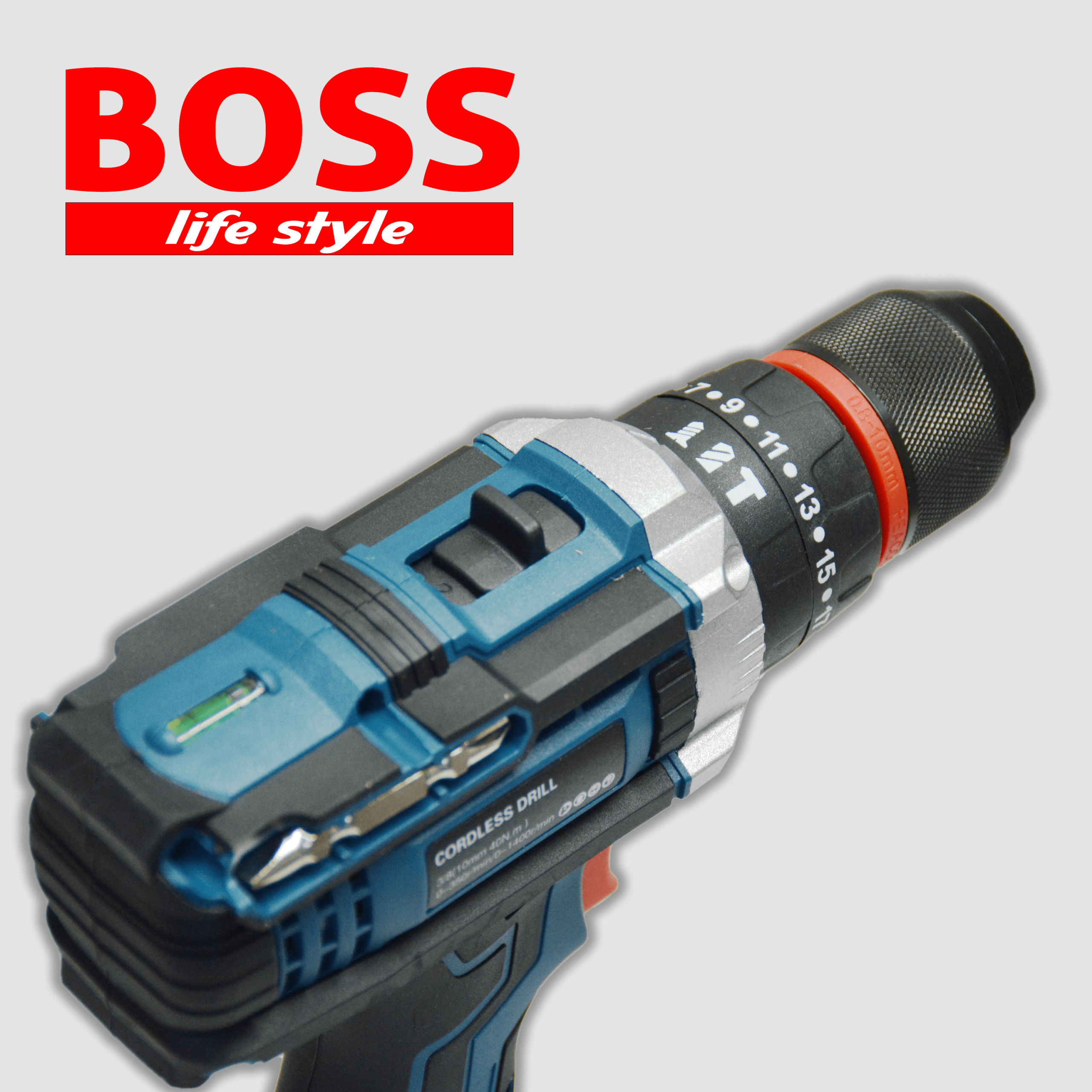 Boss Cordless Drill With Tool [ 117-PCS ]