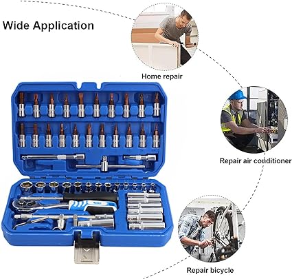 Automotive Tool Kit 1/4″ for Car, Bicycle and Home