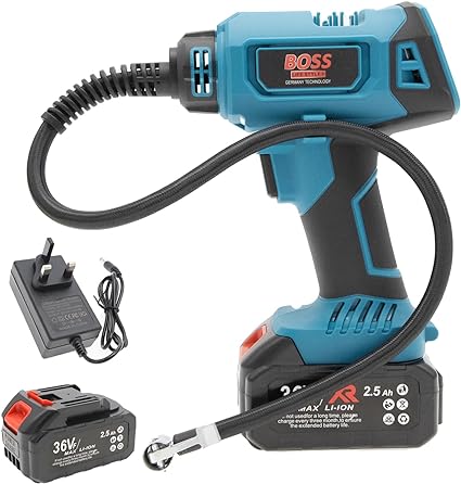 Boss Cordless Air Compressor – Wireless Inflation for Car Tires